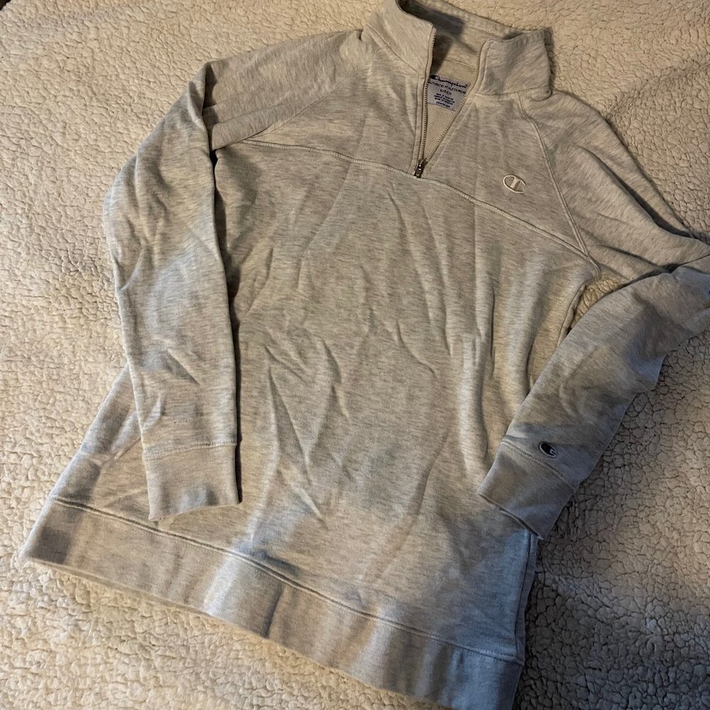Champion 3/4 Zip Pullover Size Small